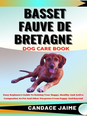 cover image of BASSET FAUVE DE BRETAGNE  DOG CARE BOOK